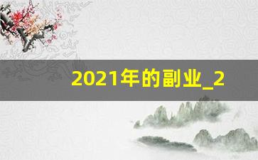 2021年的副业_2020年赚钱副业