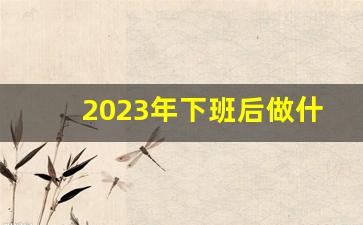 2023年下班后做什么副业赚钱