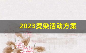 2023烫染活动方案图片_美发店9月份活动方案