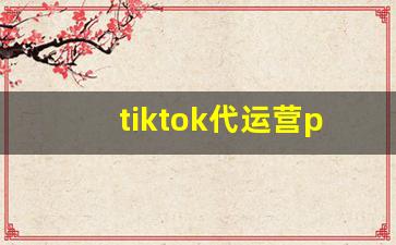 tiktok代运营ppt_Tiktok运营
