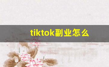 tiktok副业怎么赚钱_tiktok国际版怎么赚钱