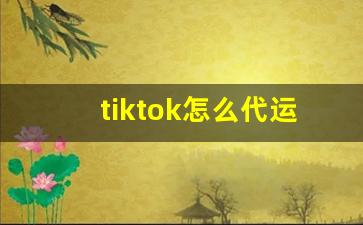tiktok怎么代运营