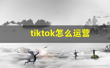 tiktok怎么运营账号_tiktok最新版本