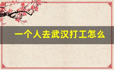 一个人去武汉打工怎么样_武汉打工一般工资多少