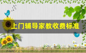 上门辅导家教收费标准_上门家教哪个平台比较好