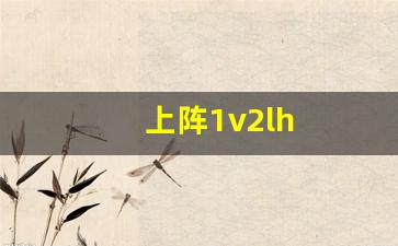 上阵1v2lh
