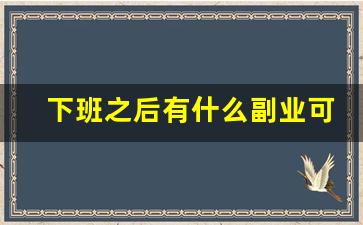 下班之后有什么副业可以做的_下班以后做什么副业可以挣钱