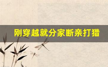刚穿越就分家断亲打猎养家的小说