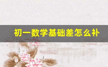 初一数学基础差怎么补救_数学差的人说明了什么