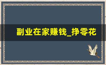副业在家赚钱_挣零花钱的副业