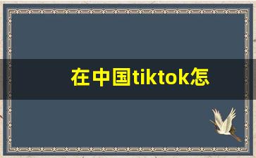 在中国tiktok怎么才能用