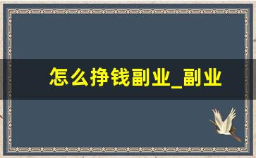怎么挣钱副业_副业