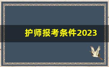 护师报考条件2023最新规定_护师一般几月报名