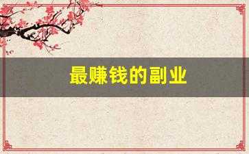 最赚钱的副业