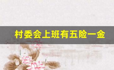 村委会上班有五险一金吗