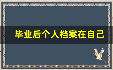 毕业后个人档案在自己手里怎么办_个人档案查询系统app