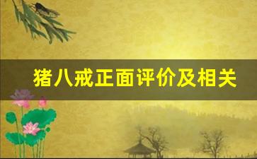 猪八戒正面评价及相关情节