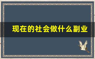 现在的社会做什么副业好_适合做副业的行业