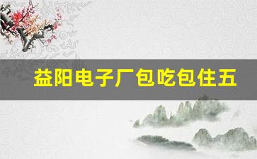 益阳电子厂包吃包住五千