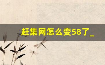 赶集网怎么变58了_58同城百姓网