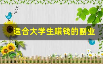 适合大学生赚钱的副业