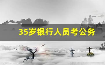 35岁银行人员考公务员还是搞副业_公务员去银行工作