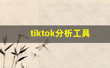 tiktok分析工具
