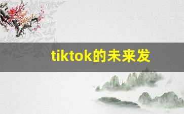 tiktok的未来发展前景_tiktok现状