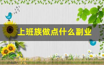 上班族做点什么副业