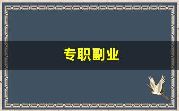 专职副业