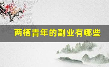 两栖青年的副业有哪些_未来副业风口
