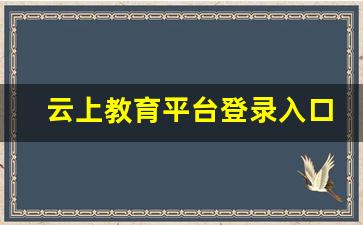 云上教育平台登录入口_教育专享云