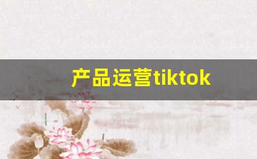 产品运营tiktok_tiktok成功
