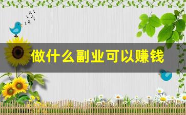 做什么副业可以赚钱