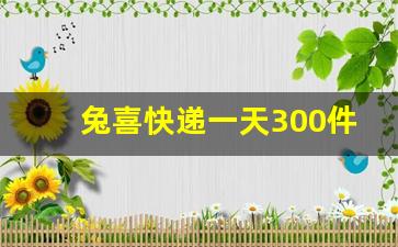 兔喜快递一天300件能挣多少_快递超市利润有多大
