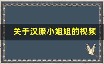 关于汉服小姐姐的视频_汉服里比较出名的小姐姐