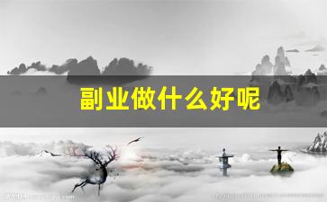 副业做什么好呢