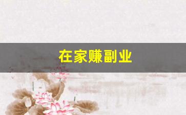 在家赚副业