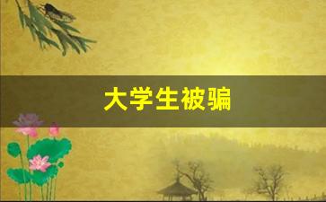 大学生被骗