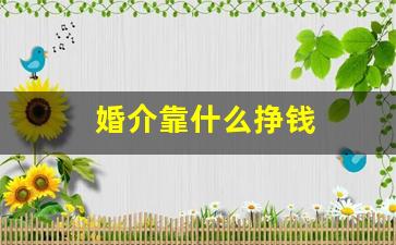婚介靠什么挣钱