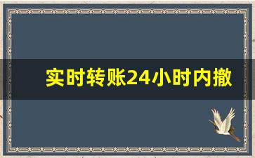 实时转账24小时内撤回流程_转账对方未收款,能撤回吗