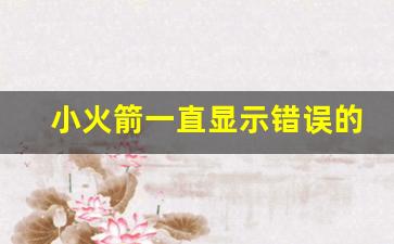 小火箭一直显示错误的url