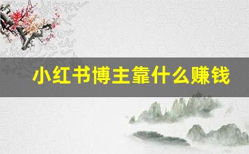 小红书博主靠什么赚钱_小红书种草带货的四种优势