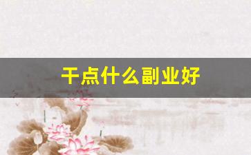 干点什么副业好