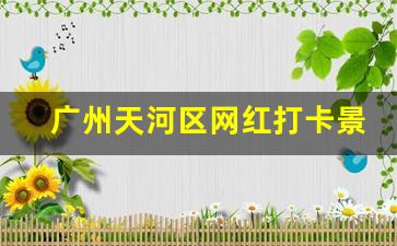 广州天河区网红打卡景点