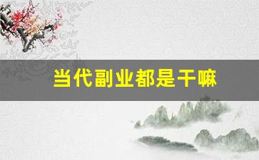 当代副业都是干嘛
