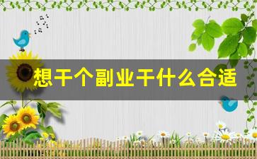 想干个副业干什么合适_适合干副业的小生意