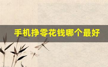 手机挣零花钱哪个最好_手机一天挣二三十零花钱