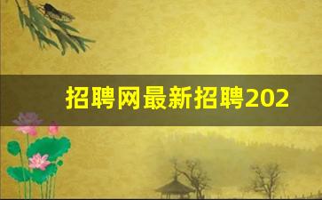 招聘网最新招聘2023_国家正规的招聘网站