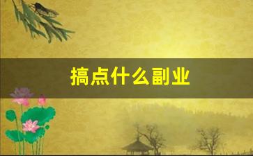 搞点什么副业